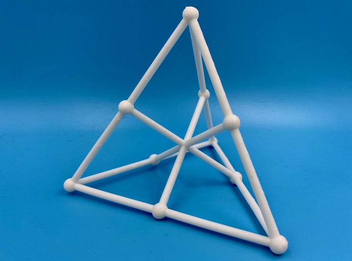 Petersen Graph 3d printed Sample 3D print from resin printer