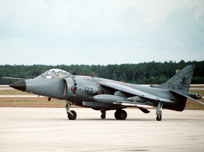 Nameplate Sea Harrier FRS.1 3d printed 