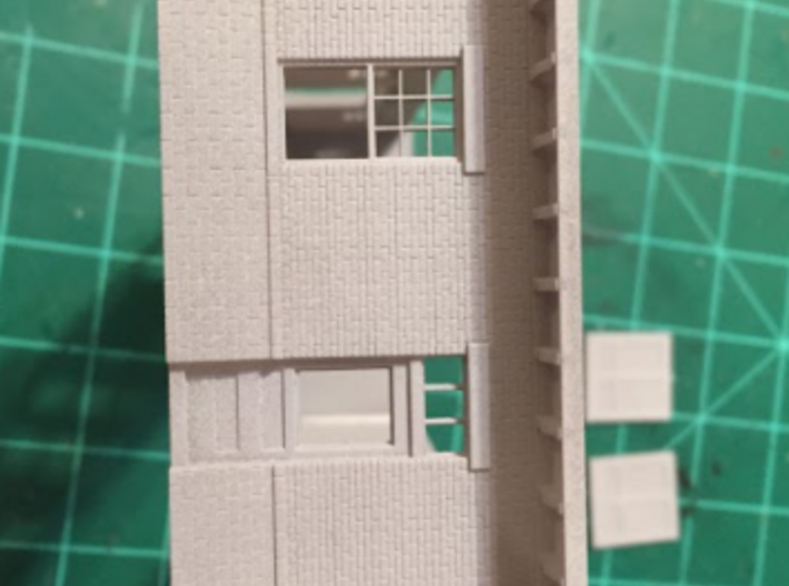 Right Wall Illinois Terminal Station Part 4 3d printed