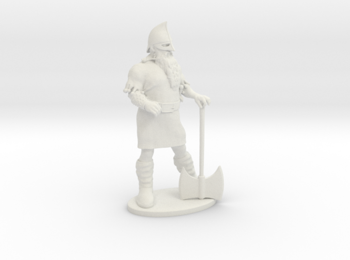 Dwarf Fighter Miniature 3d printed 