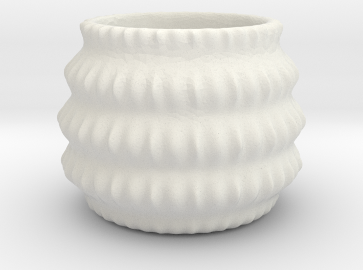 Barrel Geometric Plant 3D Printing Flowerpot 3d printed