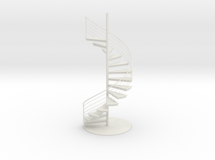 Miniature Spiral staircase 3d printed