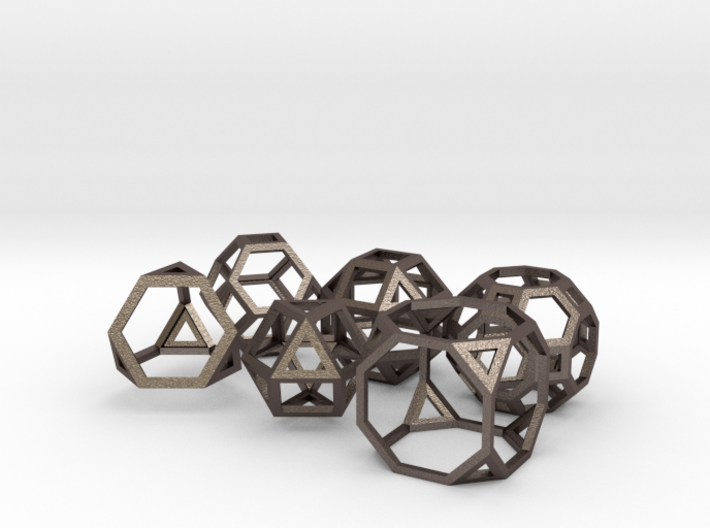 Archimedean Solids Part 1 3d printed