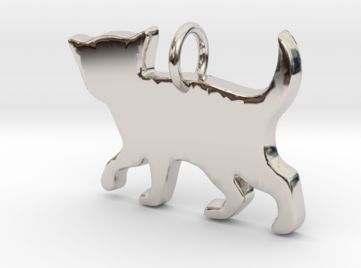 Makom - Kitten Pendant 3d printed