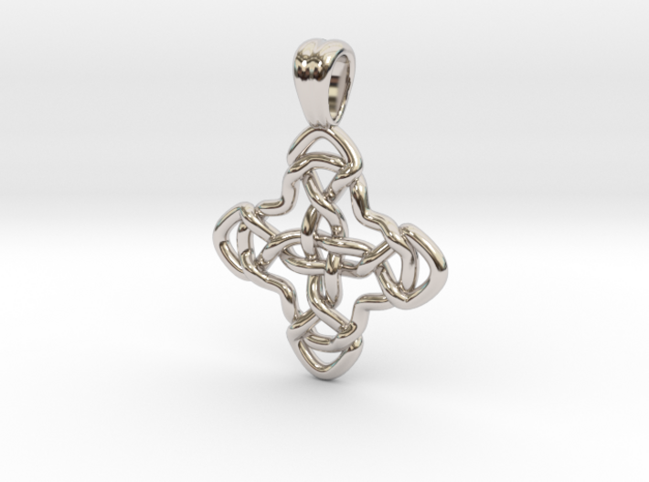 Celtic double cross [Pendant] 3d printed