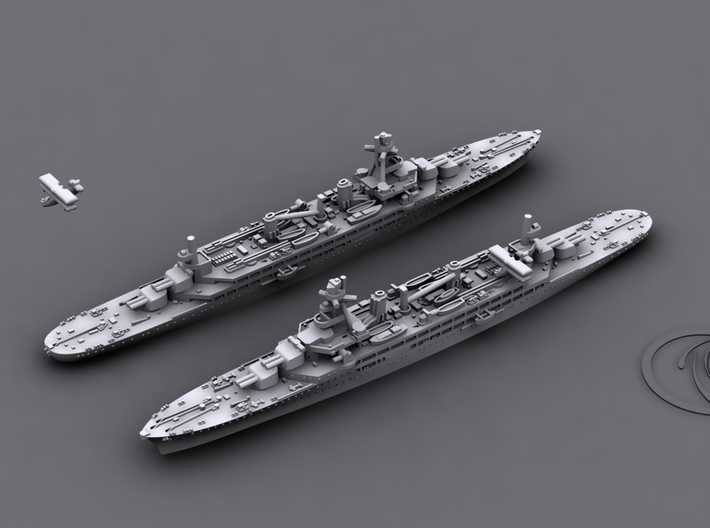 French CL Jeanne D'Arc [1935] 3d printed Computer software render
