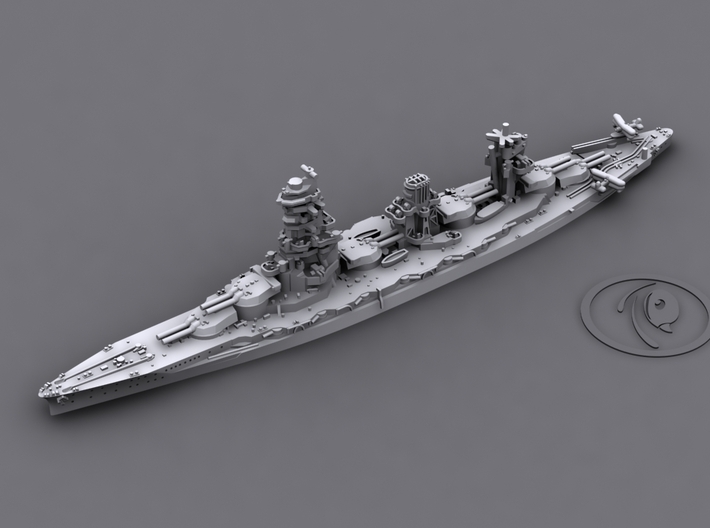 IJN BB Yamashiro [1942] 3d printed Computer software render