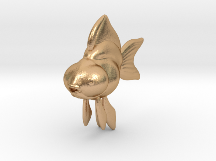 Lucky Fish Pendant 3d printed