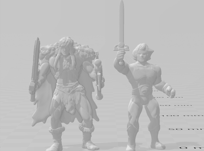 King Grayskull miniature model fantasy games heman 3d printed 