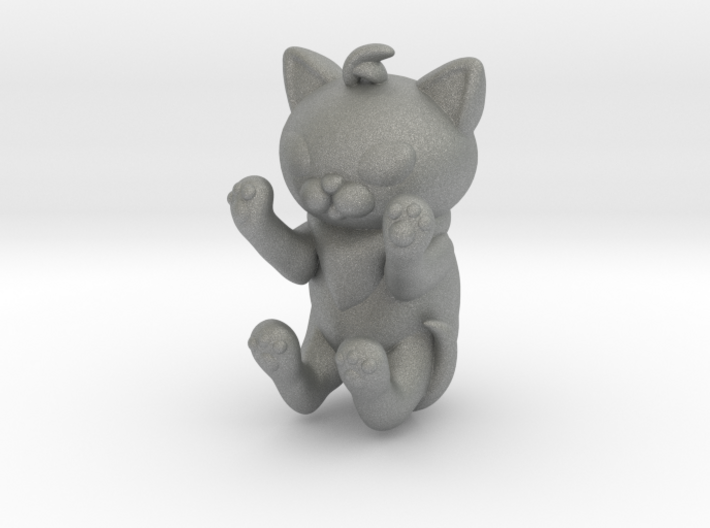 PawsUp Kitten Pendant 3d printed
