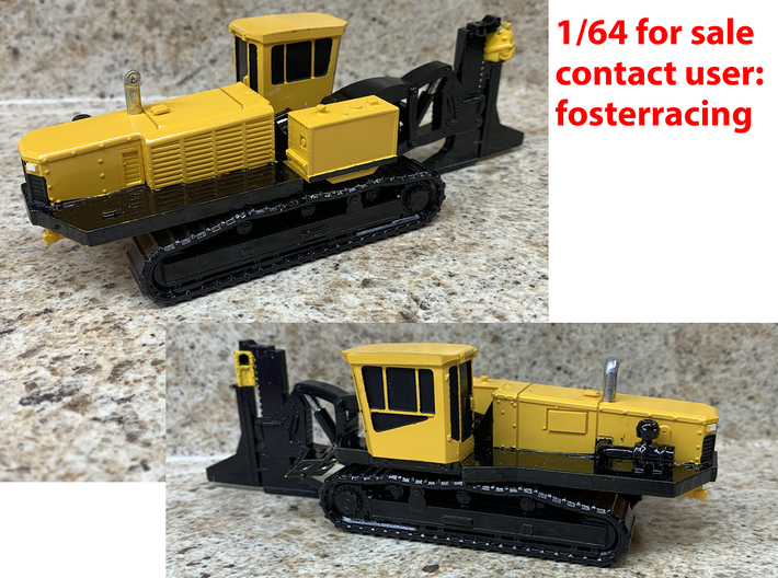 Wolfe 540 trencher multi link plow tractor tiling 3d printed 