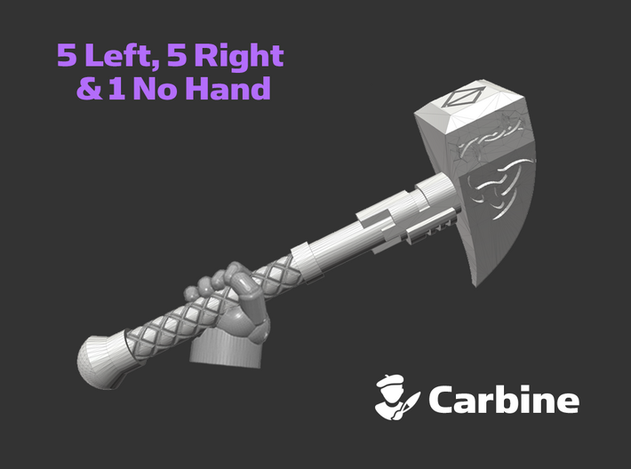11x Power Hammer: Fanghammer 3d printed
