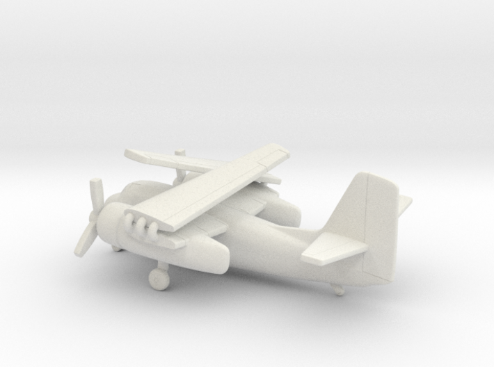 Grumman C-1 Trader (folded wings) 3d printed