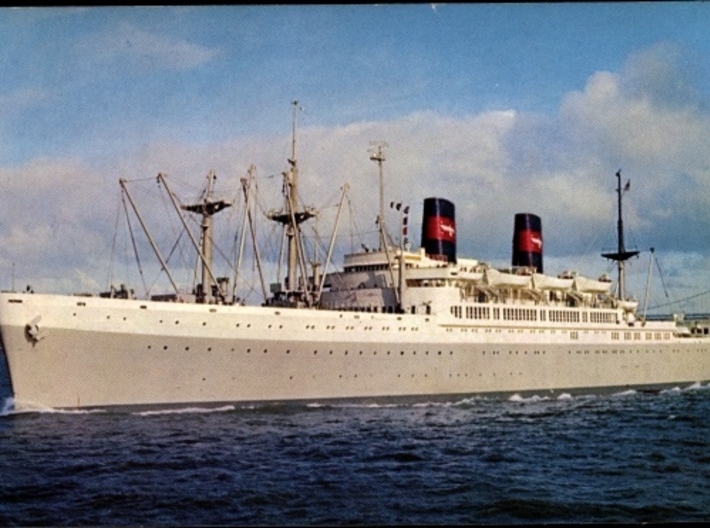 Nameplate SS President Wilson 3d printed Admiral-class cargo liner SS President Wilson.