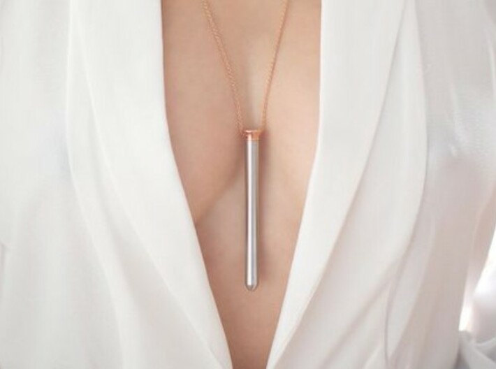 Vibrator necklace 3d printed 