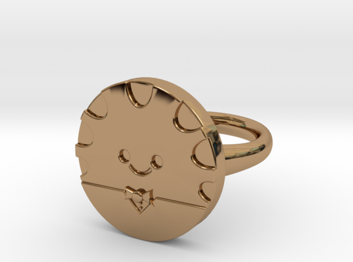 Peppermint Butler Ring (Small) 3d printed