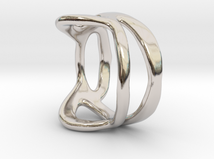 Organic Shaped Ring 3d printed