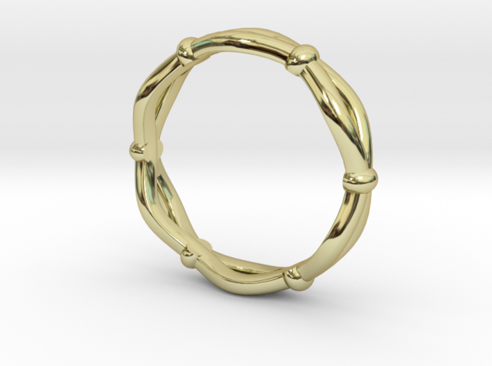 Knots Band Ring 3d printed 