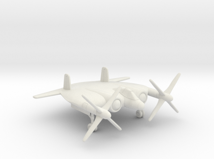 Vought XF5U-1 &quot;Flying Flapjack&quot; 3d printed