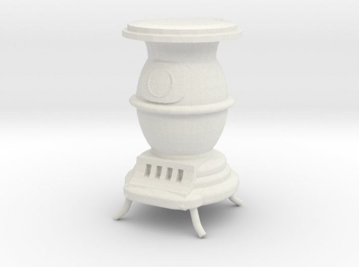 Printle Thing Wood stove - 1/24 3d printed