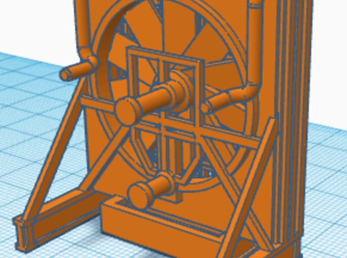 1/64th Radiator for TIER IV Hydraulic Fracturing  3d printed 