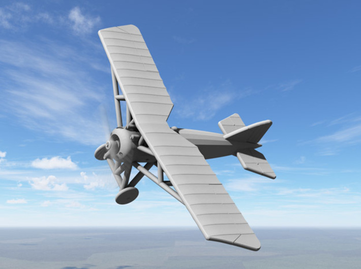 Morane-Saulnier Type AI (2-gun, various scales) 3d printed Computer render of 1:144 Morane-Saulnier AI