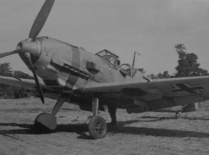 Nameplate Bf 109 E-4 3d printed 