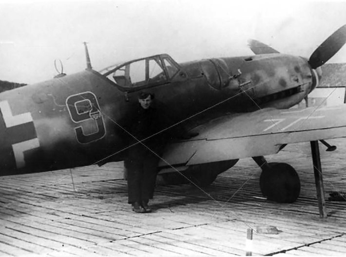 Nameplate Bf 109 G-14 3d printed 