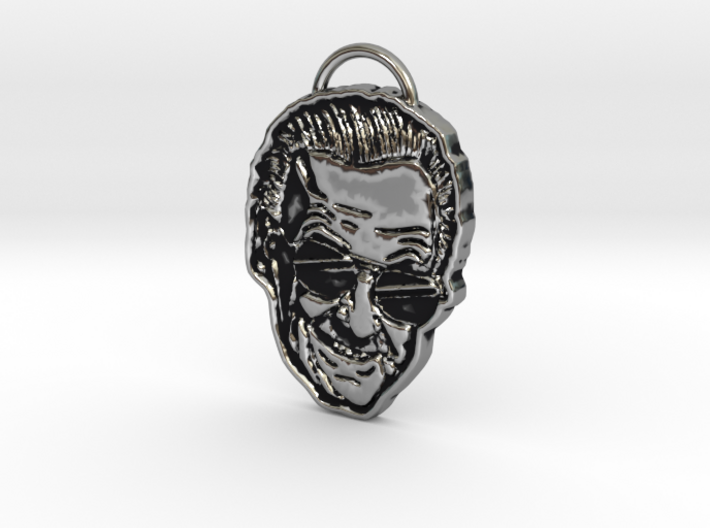 Stan Lee Pendant Necklace Face Excelsior 3d printed 