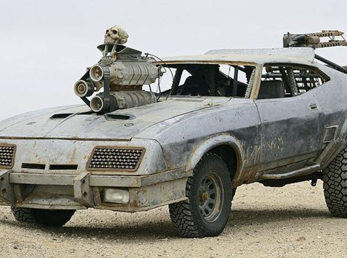 1/24 mad max fury road ford falcon FRT bmper acc. 3d printed