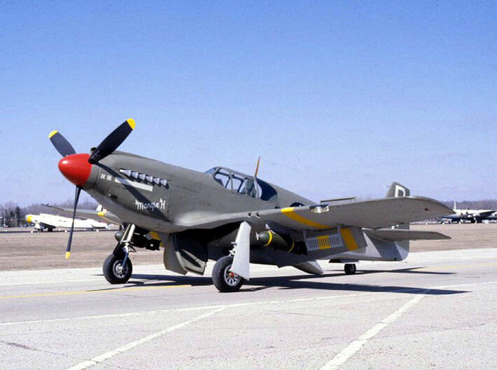 Nameplate A-36A Apache 3d printed Photo: US Air Force Museum.