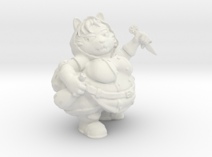 Chubby Chibi Kitty Rogue Mini 3d printed 