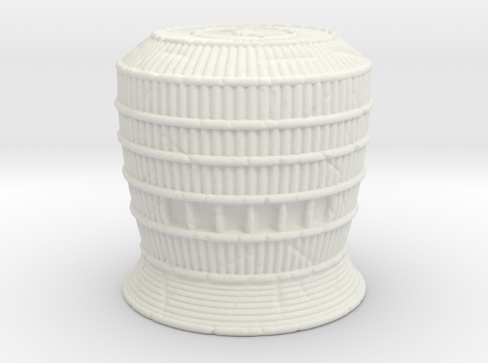 Komusō Tengai Basket Helmet for Motu Origins 3d printed