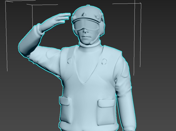 Us navy ground crew 72 scale 3d printed