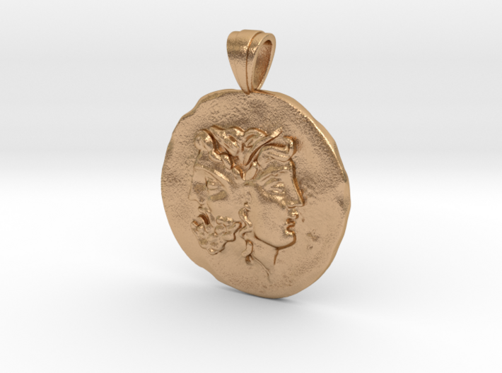 Ancient Coin Pendant 3d printed 