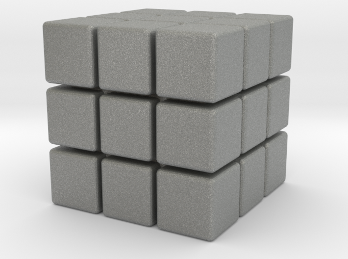 27 Cubes Geometry - Rubiks Cube 3d printed