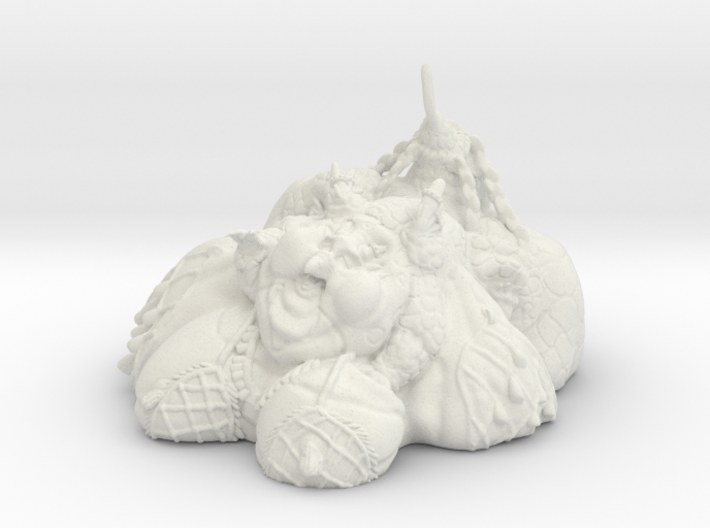 Seductive Dragon Blob 3d printed 
