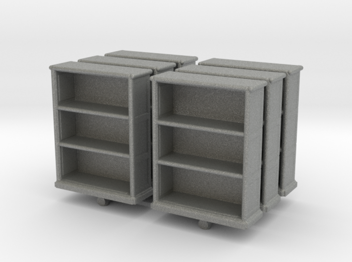 Wooden Bookcase (x6) 1/100 3d printed