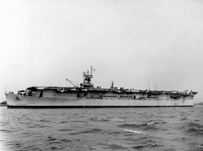 Nameplate USS Belleau Wood CVL-24 3d printed Independence-class aircraft carrier USS Belleau Wood CVL-24.