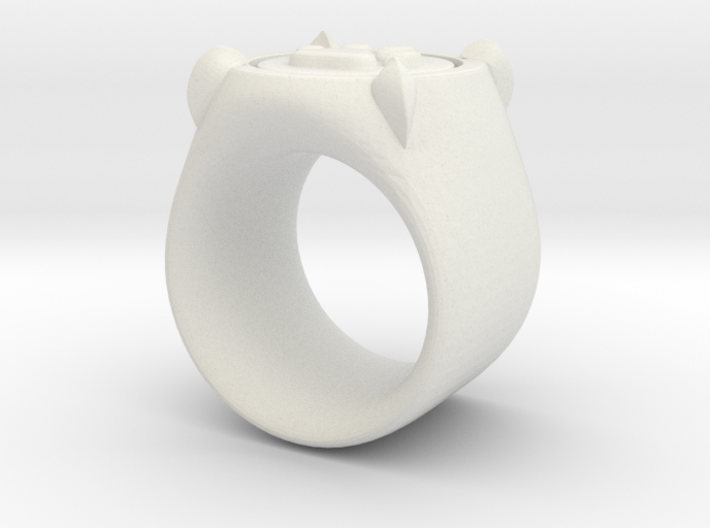 CHAT NOIR RING US Size 9 3d printed