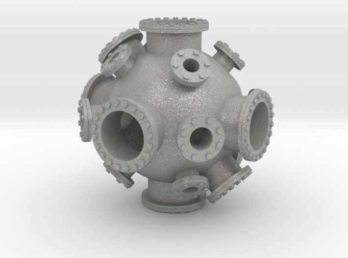 Mini vacuum chamber - Spherical. 3d printed