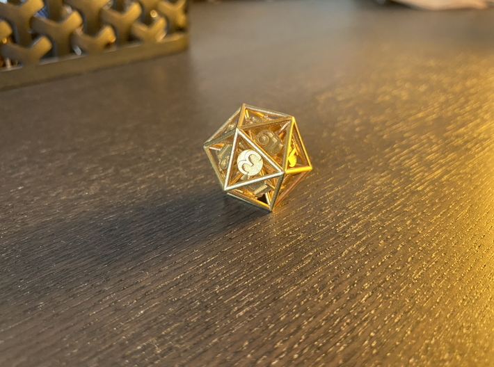 20-Sided Vector Die 3d printed 