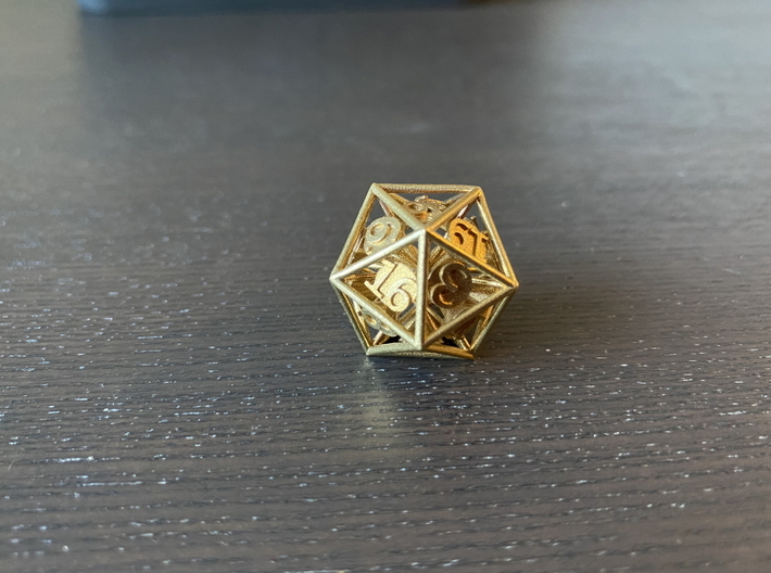 20-Sided Vector Die 3d printed 