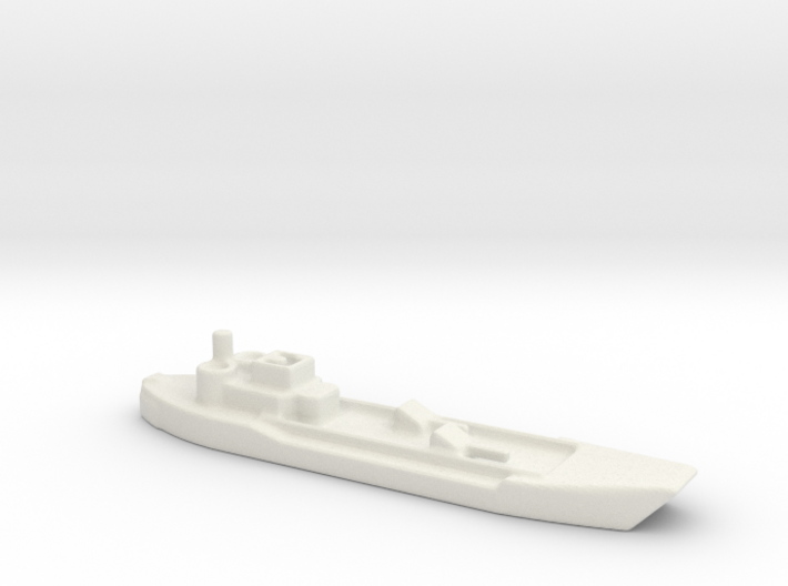 lcg landing craft gun m 1/600 3d printed