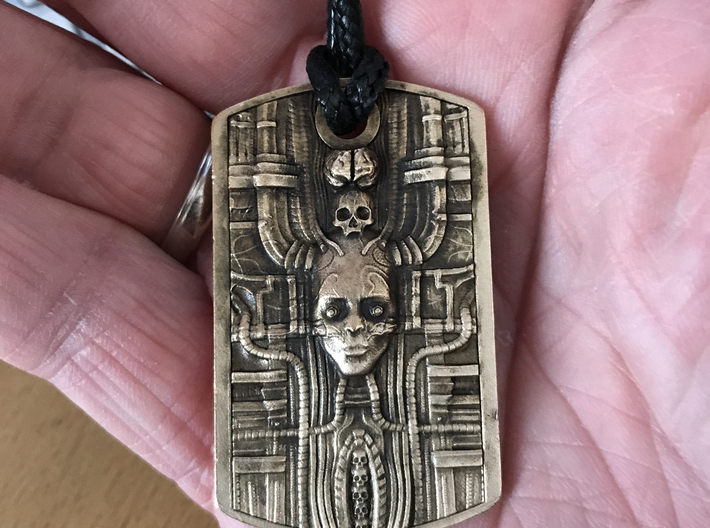 The Body Dogtag 3d printed 