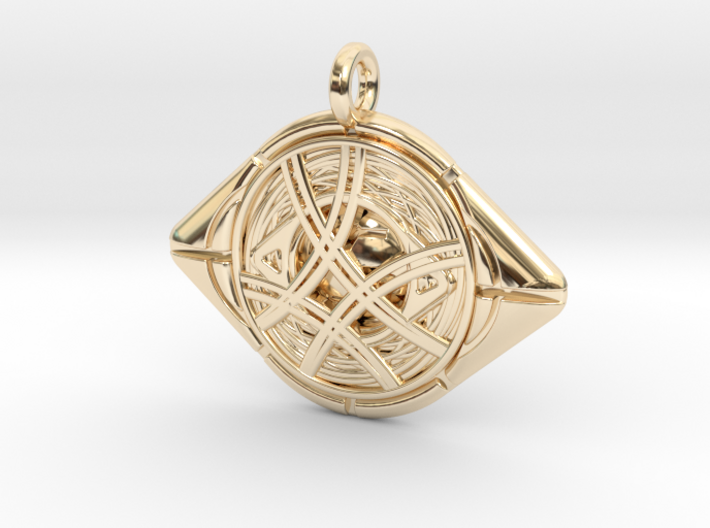 Eye Of Agamotto Keychain 3d printed