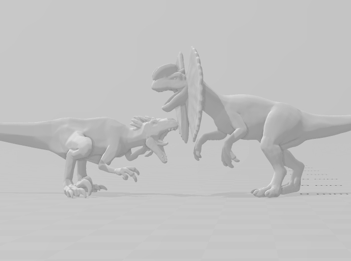 Turok Raptor dinosaur miniature fantasy games rpg 3d printed 