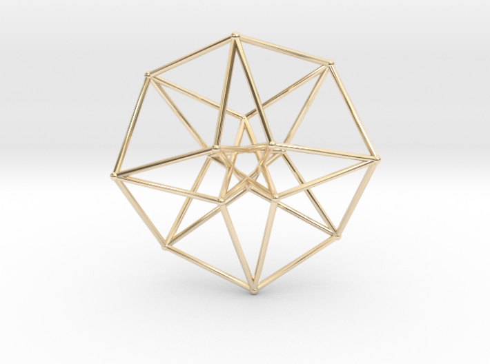 Sacred Geometry: Toroidal Hypercube 38mmx1mm 3d printed