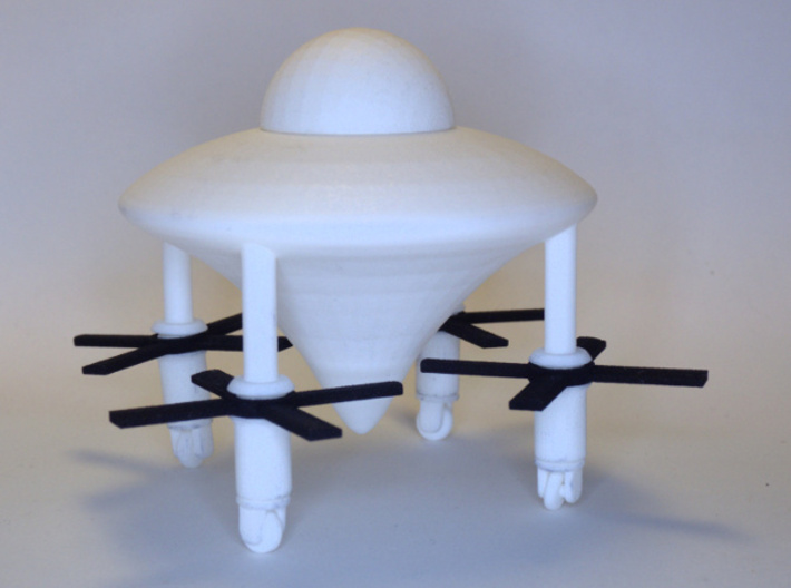 Model of Ancient Astronaut Spaceship of Ezekiel 3d printed propeller are are sold separately