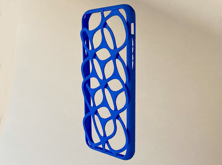 “Psyche -0” case for iPhone 8-SE(2nd,3rd) 3d printed Versatile Plastic / Blue